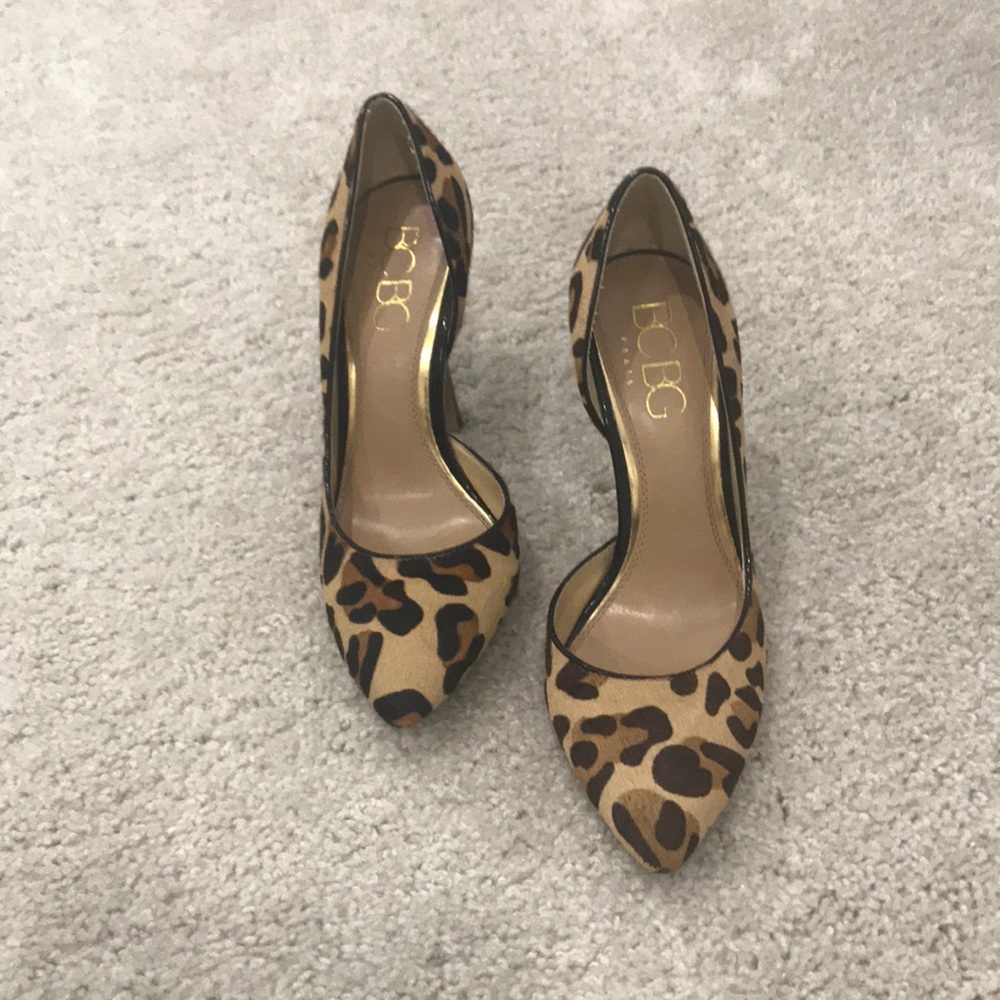 BCBG Leopard Heels